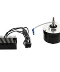 Rock Solid Black 12 Volt 17 Amp Alternator Generator Conversion Kit with Electronic Regulator and heat sink for Harley Sportster XL