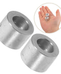 Two Piece Motorcycle Cam Chain Tensioner Adjuster Kit For Suzuki Cruisers featuring heavy duty aluminum bushings in hand.