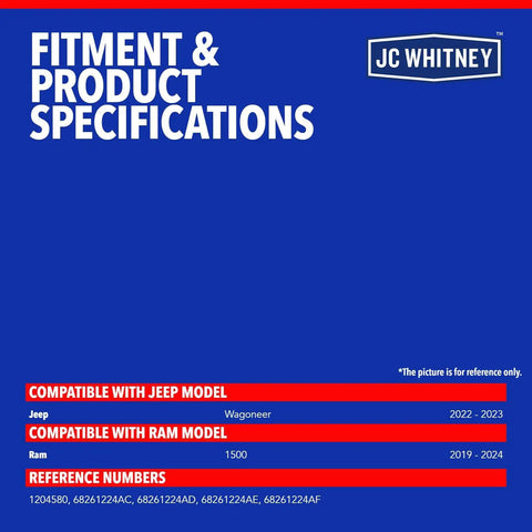 Fitment & product specifications for Top Shelf Engine Water Pump For Ram 1500 And Jeep Wagoneer 5.7L Mild Hybrid Ev Gas.