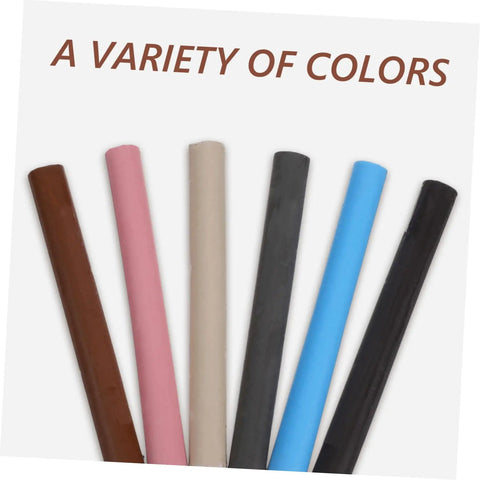Six Pack Wood Repair Wax Filler Sticks For Quick DIY Scratch And Hole Fix On Furniture Tables Doors And Laminate Floors With Seamless Color Match And Durable Smooth Finish For Hardwood And More in assorted colors