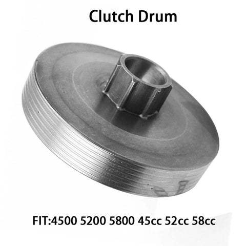 Badass Hardened Metal Clutch Drum Sprocket Kit With Bearing And Clutch Roller Worm Gear Replacement Accessory For 4500 5200 5800 Machines That Gets It Done Quick And Keeps Things Rolling Smooth Without Any Major Drama Or Complications Ever. metal clutch drum for 45cc 52cc 58cc chainsaws