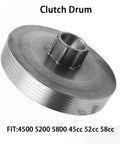 High Performance Clutch Drum Sprocket Kit With Clutch Bearing Roller Worm Gear Fits 4500 5200 5800 For 45cc 52cc 58cc Two Stroke Engines Hardened Steel For Longevity And Easy Install So You Get Sick Results On Jobs Without Breaking Bank clutch drum for 4500 5200 5800 45cc 52cc 58cc