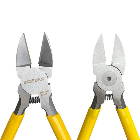 6.5 Inch Wire Cutters 2 Pack Flush Cutters Spring Loaded Pliers Side Cutters For Electrical And Electronics Work DIYers Friendly Heavy Duty Steel Snips Cuts Up To 12 AWG