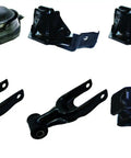 Complete Engine Mount Transmission And Torque Strut Kit For 1997 2005 Buick Century 3.1L V6 with six robust black mounts.
