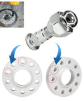Top Grade M12x1.25 8 Pack Car Wheel Hub Bolt Studs And Nuts For Hyundai Kia, Heavy Duty 10 Point Steel Set With Triple Chrome Plating Keeps Rust At Bay For Serious Rides. M12x1.25 chrome wheel hub bolt stud with nut for Hyundai Kia hub repair