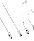 Needle Nozzle Kit For High Pressure Cleaning With Stainless Flush Wand Extension Tips And Quick Connect 1 To 2 GPM Quarter Inch Grime Busting Set