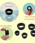 35 Piece Top Hat Rubber Grommet Kit Built Tough Five Sizes Three Quarter Inch Seven Eighth Inch One Inch One And A Quarter Inch One And A Half Inch Silicone High Temp Flame Resistant Grommets For Wiring Firewall Holes Cable Bushing And Irrigation, waterproof silicone grommets