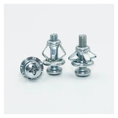 Heavy Duty Hollow Wall Anchors Set With Expansion Screws Nuts M4 M5 M6 200 Piece DIY Friendly rivet nut kit, metal