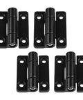 Adjustable Torque Damping Hinge Pack Of 4 For Cabinets And Industrial Settings With Beefy Black Construction Heavy Duty Zinc Alloy