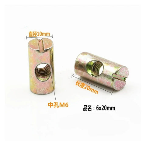 Barrel Nuts And Thumb Screws Kit For DIY Furniture Builds, Slotted Cross Dowels M4 M5 M6 M8, Hardened Carbon Steel Hardware