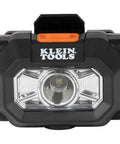 Front view of Intrinsically Safe LED IP67 Headlamp for Hazardous Areas Attaches to Hard Hats and Safety Helmets 216 Lumen High