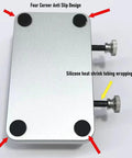 Heavy Duty Wire Clamp Soldering Station Holder With 4 Magnetic Clips For Electronics Repair And Jewelry Welding Up To 12mm Opening heat resistant fixture tool with anti-slip design and silicone tubing.