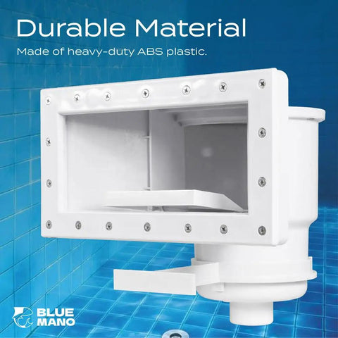 Wide Mouth Above Ground Pool Skimmer Kit Replacement For SP1091WM Dyna Skim 45 430 32192, 14 inch, heavy-duty ABS