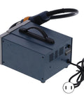 Hot Air Rework Station 850D Soldering Iron Station With LED Digital Display showing rear view with cords and handle