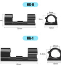 50 Pack Medium Self Adhesive Cable Clips Black For Under Desk Car Wall TV PC Ethernet Cables Cable Management sizes