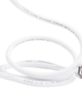 Heavy Duty Electric Linear Actuator Motor With 100 Kg Load Capacity And 12 Mm Per Second Speed Crafted For TV Lift Tables And Adjustable Beds A Smooth Operator That Handles Big Jobs Like A Champ, coiled white wire with exposed connectors.