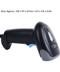 2D Barcode Scanner With Lightning Fast Accurate Scanning Wired USB Handheld Reader for Laptops PCs Cashier Desks Supermarkets