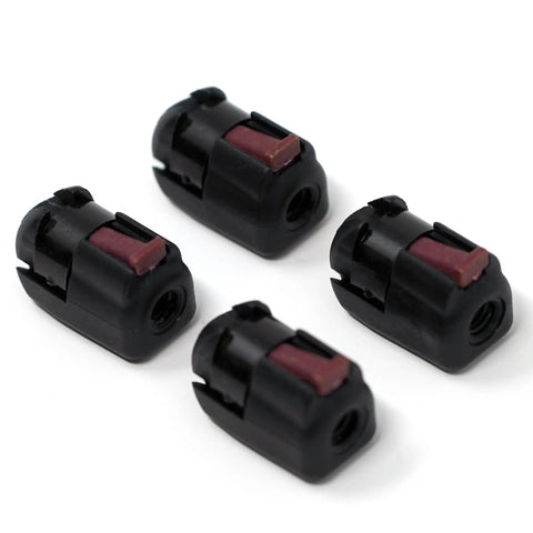 No Sweat Quick Release End Fittings For 10mm Ball Stud Gas Spring Struts 4 Pack Heavy Duty Gear black fittings for RV use.