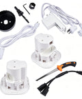 In Wall TV Cable Management Kit For DIY Cord Hider Includes Circle Saw Drill Attachment And Drywall Hand Saw Hardware