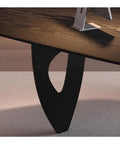 Close-up of Heavy Duty Corner Executive Desk With Integrated Side Cabinet And Raised Monitor Stand Straight Up Big Time Pc Workstation No Nonsense Boss Build For Gaming And Writing Black 180 Cm table leg