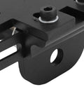 Close-up of Pro-Level 3-In-1 Dowel Jig Kit, Badass Heavy-Duty High Carbon Steel adjustable guide mechanism.