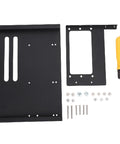 Plug And Play External Gpu Enclosure For Thunderbolt 3 4 And Usb 4 Expands PCIE 16 X Slot parts with mounting screws and screwdriver.