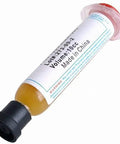 Pro Grade Solder Paste Flux Grease RMA223 10cc syringe for chips and PCBs repair, detailed label shown, Made in China