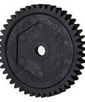 Close-up of 45-Tooth 32-Pitch Spur Gear For TRX-4 Scale Crawler Upgrade, durable metal gear for 1/10 RC trucks