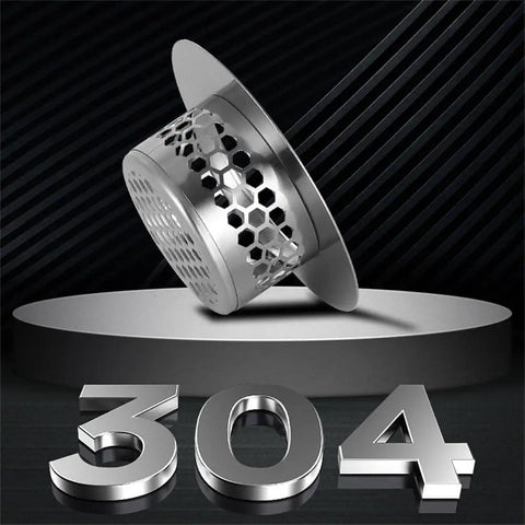 Stainless Steel Hair Strainer Universal Drain Catcher For Bathroom Sinks Bathtub And Laundry Tub Clog Blocker keeps pesky strands down the drain no sweat here, featuring a 304 stainless steel design.