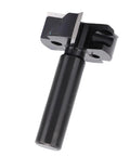 Top Tier 1/2 Inch Shank Spoilboard Surfacing Bit With Durable Carbide Blade And 1-1/2 Inch Slotting Hole, close-up view showing cutting edge.