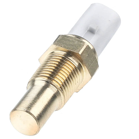 A-Premium engine coolant temperature sensor with brass threaded body and white plastic housing