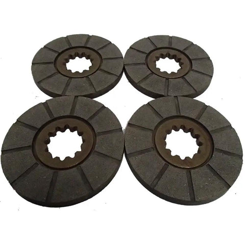 Heavy Duty Brake Discs Set Of 4 For Farmall And International Harvester Tractors 1640 400 450 615 MTA Super M W6 WD6