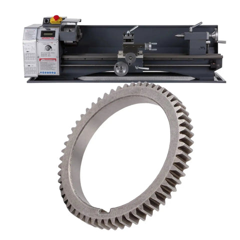 56 Teeth Mini Lathe Gear For Headstock Replacement In High Speed Steel Fits MX 210 WM 210 And 8x16