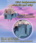 Gateron Melodic Switches 5 Pin 60GF Clicky Mechanical Keyboard Switches For MX Mechanical Keyboard Dual Rail Design With Stable Stem And Crisp Melodic Sound Factory Pre Lubed Pack Of 72, blue switch cutaway