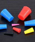 Assorted Pro Grade High Temp Silicone Rubber Protective Tapered Plug Kit for Masking in Powder Coating Painting Anodizing Plating