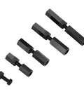 Nylon Hex Spacer Standoff Kit 180 Piece Black Standoffs Screws Nuts Set For Circuit Boards And Machinery Assembly Durable Nylon With Precise Threads Easy To Clean In Humid Environments, black nylon hex standoffs with screws