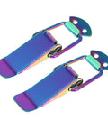 Universal Car Bumper Hook Clips Quick Release Fasteners For Trunk And Bumpers Multicolor 105x33mm 2 Pack close-up