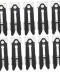 10 Pack Heavy Duty Sectional Sofa Connectors Modular Snap Hook For Couch Joint Repair Living Room Furniture showing black and silver clamps.