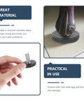 24 Pcs Adjustable Furniture Leveling Feet Screw In Legs For Dressers And Cabinets With Iron And Plastic Construction Easy Install Height Adjustment Floor Protection Wobble Free Stability For Any Home, adjustable foot in use