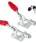 20 Pack Adjustable Toggle Clamps 301AM, Pro Grade Heavy Duty Iron with Anti Rust, Push Pull Quick Release, easy locking, visible.