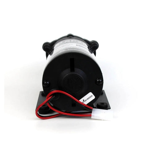 Self Priming RO Water Booster Pump For Well And Storage Tank 50 GPD showing back view with wires and mounting base.