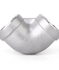 Beefy 304 Stainless Steel 90 Degree Elbow 4 Inch Female NPT To 4 Inch Female NPT Pipe Fitting for Plumbing Water and HVAC Systems