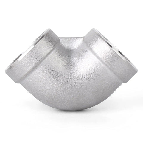 Beefy 304 Stainless Steel 90 Degree Elbow 4 Inch Female NPT To 4 Inch Female NPT Pipe Fitting for Plumbing Water and HVAC Systems
