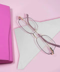 TopShelf White Microfiber Cleanroom Wipes For Phone Screens Glasses Lenses Camera Body Jewelry And Precision Tools Hella Durable Lint Free Tech Rags keeping eyeglasses clean on pink background.