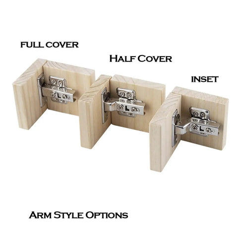 Stainless Steel Hydraulic Hinge Core Damper Buffer Cabinet Hinges Cupboard Door Euro Hinges series, full cover, half cover, inset styles