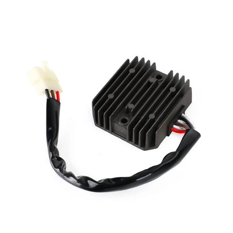 High Efficiency Plug-And-Play Motorcycle Voltage Rectifier And Regulator For SRV250 1992 1993 with black finned design