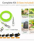 Bird Harness Leash For Parrots With Anti Bite Outdoor Flying Training Rope Extends Up To 197 Inches Includes Five Soft Foot Loops