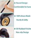 Oil Rubbed Bronze 16 Inch Bathroom Grab Bar Heavy Duty Safety Support For Shower And Bath With Solid Brass Construction Display