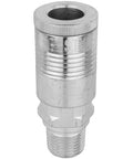 Half Inch Male G Style Pneumatic Quick Connect Fittings Heavy Duty Air Tool Coupler Straight Through Box Of Five Pro Grade Closeup