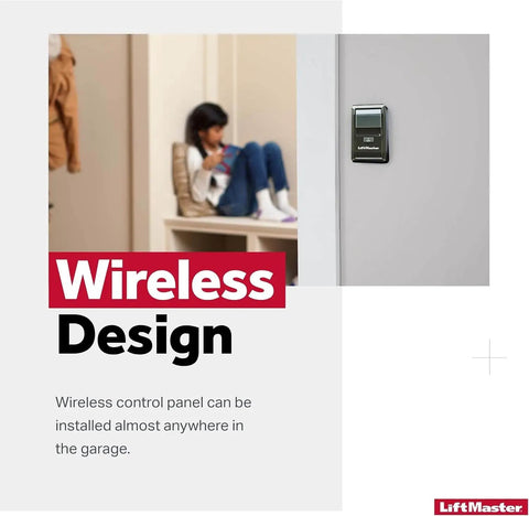 Security Plus 2.0 Garage Door Opener Receiver That Plays Nice With MyQ And Private Label Openers Featuring Round Yellow Learn Button For Models Made After 2011